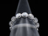 The Moonstone Band in 18K White Gold
