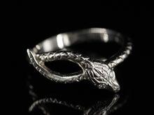  The Serpentine Diamond Snake Band in 14K White Gold