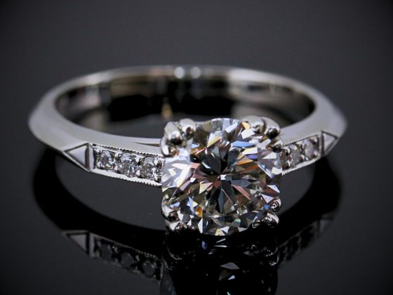 The Shapleigh Lab-Grown Diamond Engagement Ring in 14K White Gold