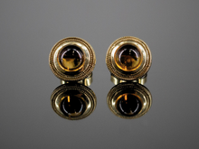  The Nellie Citrine Stud Earrings in 14K Yellow Gold