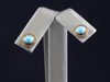 The Nellie Turquoise Stud Earrings in 14K Yellow Gold