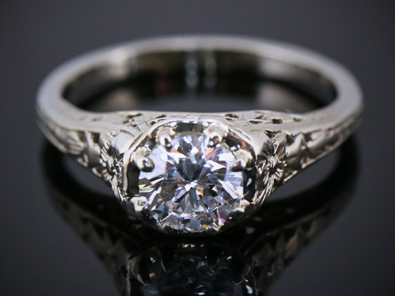 The Gardner Diamond Engagement Ring in 14K White Gold
