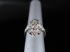 Edwardian Diamond Dinner Ring in 18K White Gold