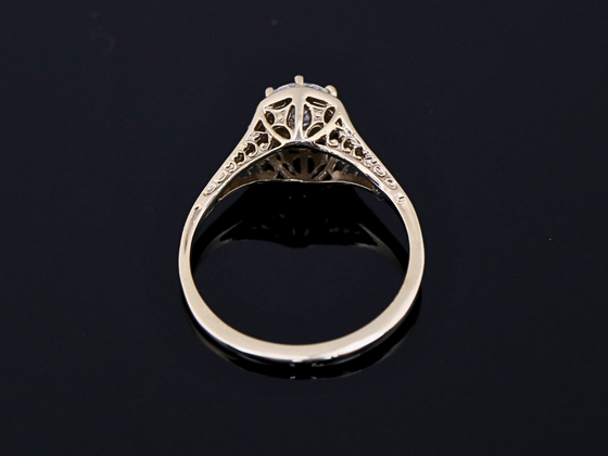 The Bartlett Lab-Grown Diamond Engagement Ring in 14K Yellow Gold