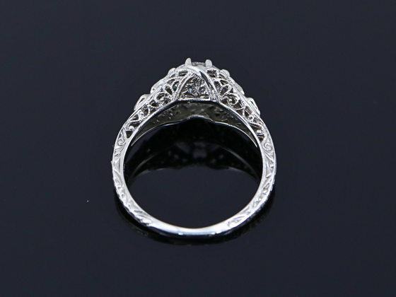The Bellamy Lab-Grown Diamond Engagement Ring in 14K White Gold