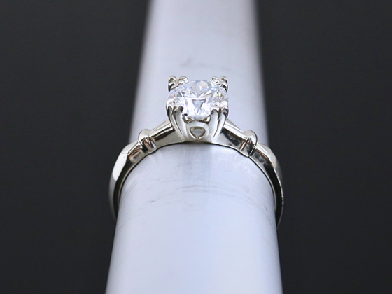 The Deering Lab-Grown Diamond Engagement Ring in 14K White Gold