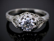  The Forrester Lab-Grown Diamond Engagement Ring in 14K White Gold