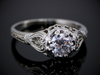 The Forrester Lab-Grown Diamond Engagement Ring in 14K White Gold