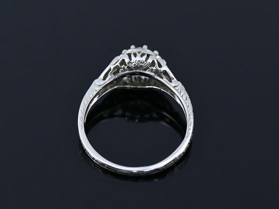 The Forrester Lab-Grown Diamond Engagement Ring in 14K White Gold