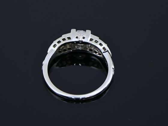The Garrison Lab-Grown Diamond Engagement Ring in 14K White Gold