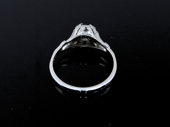 The Lamprey Lab-Grown Diamond Engagement Ring in 14K White Gold