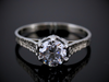 The Longfellow Lab-Grown Diamond Engagement Ring in 14K White Gold