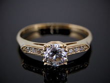  The Madbury Lab-Grown Diamond Engagement Ring in 14K Yellow Gold