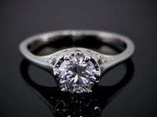  The Mapleton Lab-Grown Diamond Engagement Ring in 14K White Gold