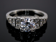  The Prescott Lab-Grown Diamond Engagement Ring in 14K White Gold