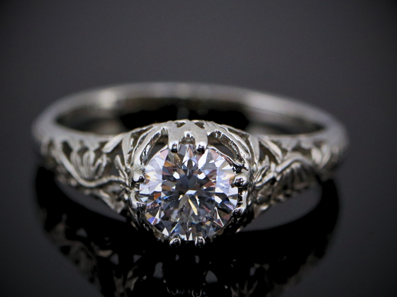 The Thaxter Lab-Grown Diamond Engagement Ring in 14K White Gold