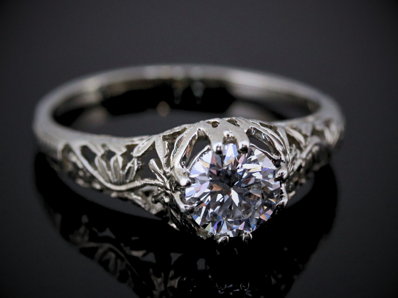 The Thaxter Lab-Grown Diamond Engagement Ring in 14K White Gold