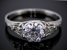 The Wreath Lab-Grown Diamond Engagement Ring in 14K White Gold