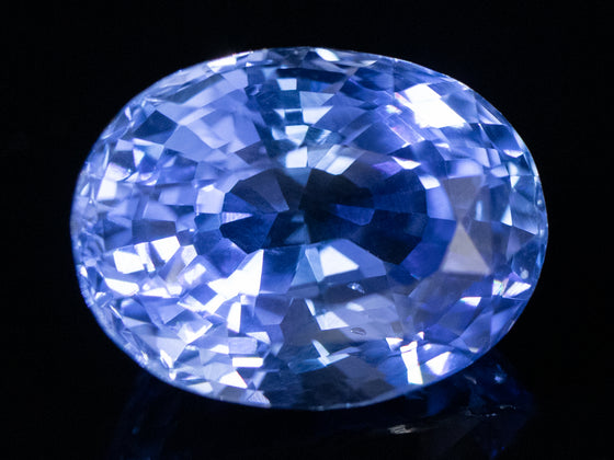 11.10 Ct. Periwinkle Blue Oval Sapphire