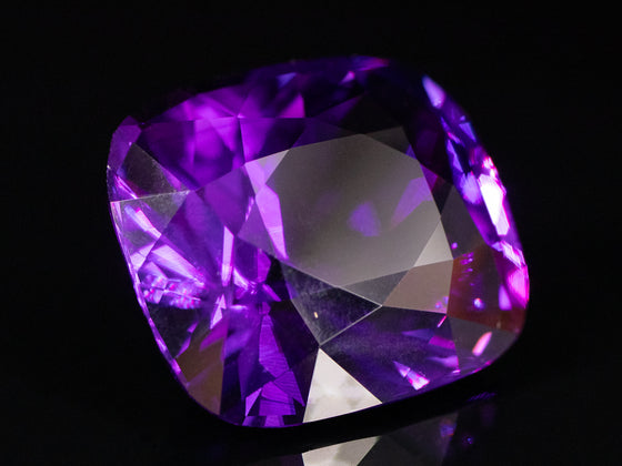 65.58 Ct. Deep Purple Cushion Cut Amethyst