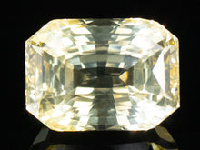  11.41 Ct. Champagne Yellow Octagonal Brilliant Sri Lankan Sapphire