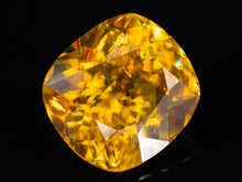  4.37 Ct. Golden Cushion Cut Sphene