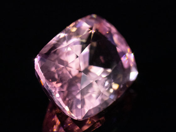 12.31 Ct. Peachy Pink Cushion Cut Tourmaline