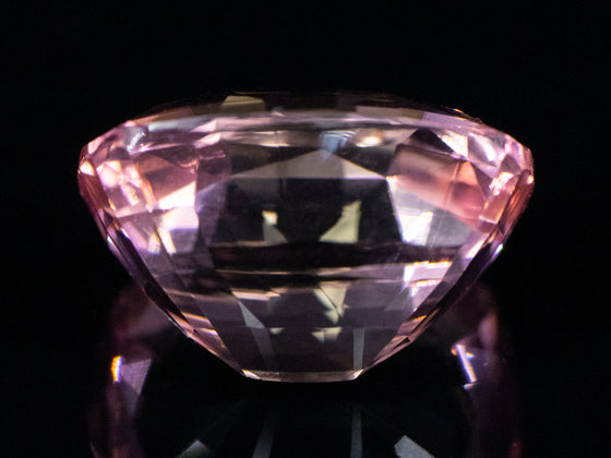 12.31 Ct. Peachy Pink Cushion Cut Tourmaline