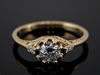 The Atwood Lab-Grown Diamond Engagement Ring in 14K Yellow Gold