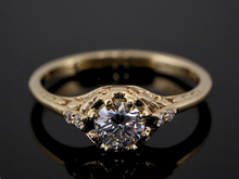  The Atwood Lab-Grown Diamond Engagement Ring in 14K Yellow Gold