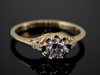 The Atwood Lab-Grown Diamond Engagement Ring in 14K Yellow Gold