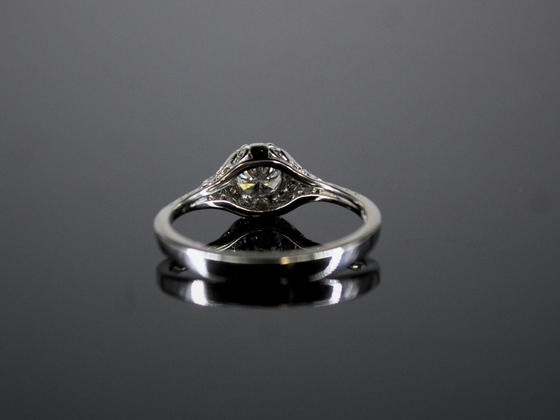 The Atwood Lab-Grown Diamond Engagement Ring in 14K White Gold