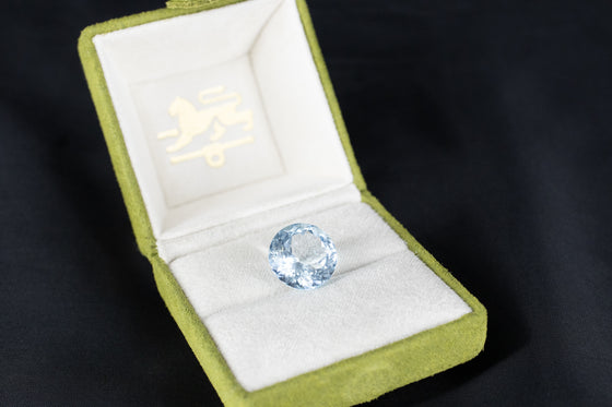 10 Ct. Sky Blue Round Aquamarine