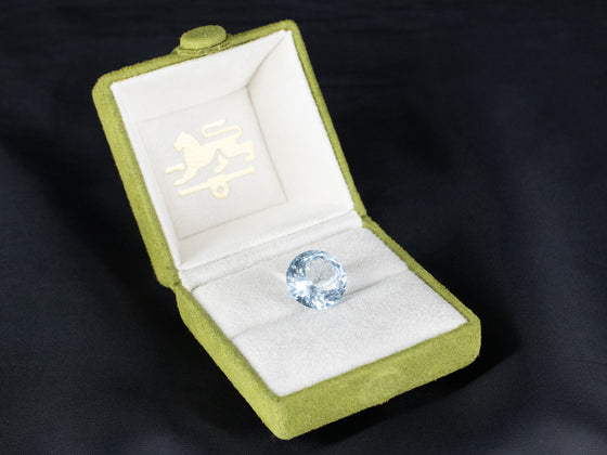 10 Ct. Sky Blue Round Aquamarine