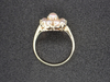 9-Pearl Cluster Ring in 14K Yellow Gold