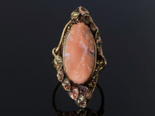  Coral Cameo Ring in 14K Black Hills Gold
