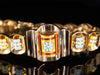 Golden Bloom Enamel Bracelet in 14K Yellow Gold