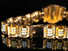 Golden Bloom Enamel Bracelet in 14K Yellow Gold