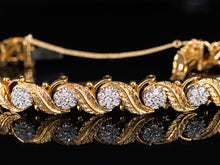  Botanical Diamond Bracelet in 18K Yellow Gold