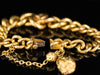 Ornate Hand-Chased Bracelet in Bloomed 18K Yellow Gold