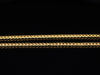 18K Yellow Gold Woven Box Wheat Chain 24"