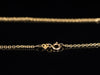 14K Yellow Gold Polished Cable Chain 24"