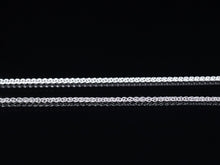  14K White Gold Woven Box Wheat Chain 20"