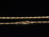 14K Yellow Gold Sparkling Singapore Chain 23"