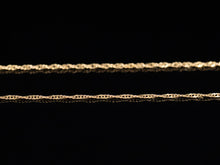  14K Yellow Gold Sparkling Singapore Chain 23"