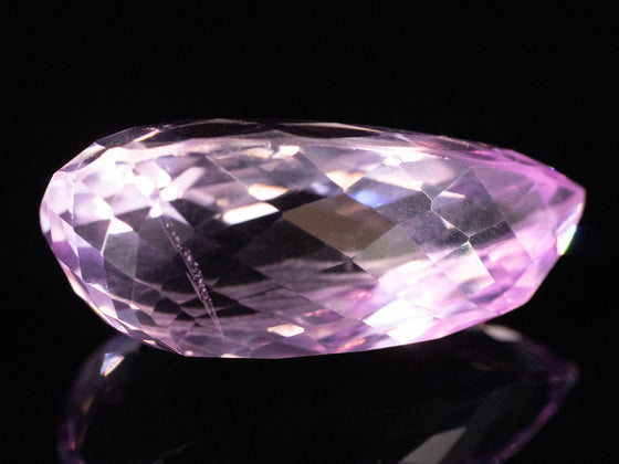 21.52 Ct. Light Fuschia Elongated Pear Cut Kunzite