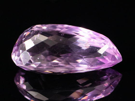 21.52 Ct. Light Fuschia Elongated Pear Cut Kunzite