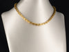 Woven Pin Tube Necklace in 18K Yellow Gold
