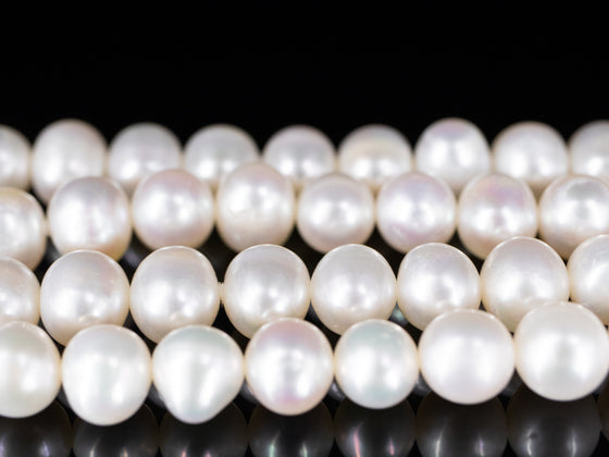 Freshwater Pearl Infinity Necklace 100"