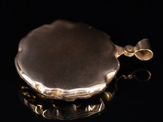 Poppy Locket in 10K Yellow Gold